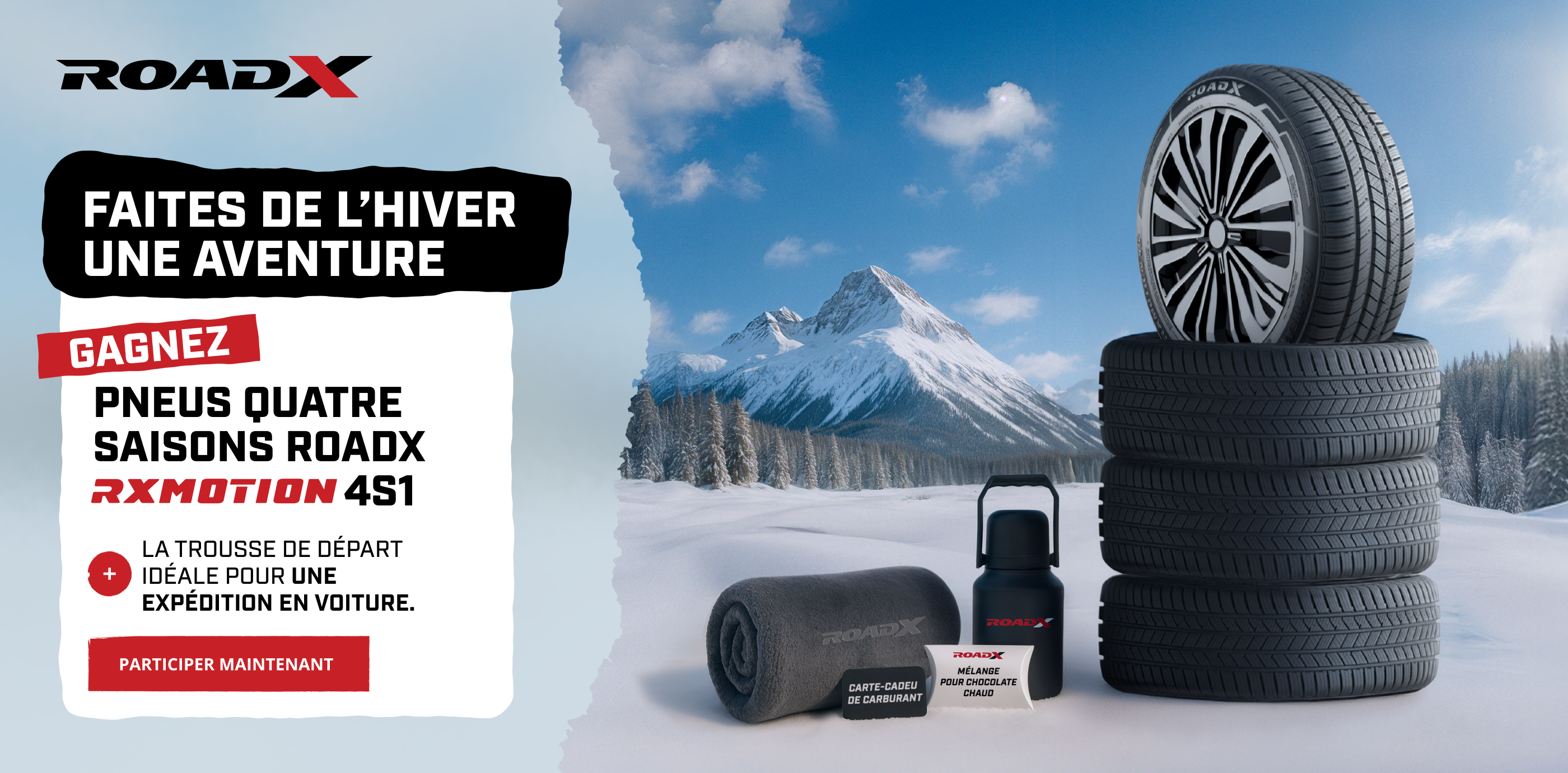 Gagnez un jeu de pneus RXMOTION