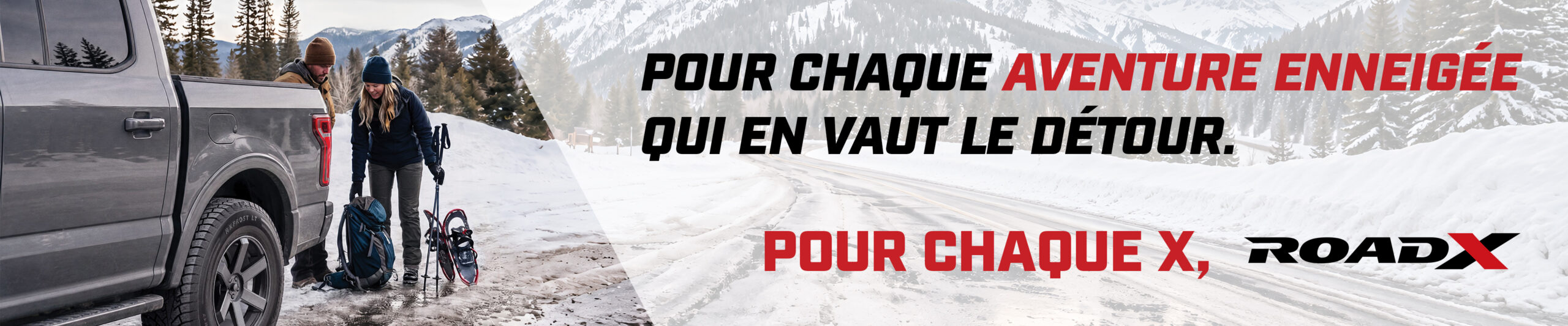 L'aventure vous
attend, RoadX RXFrost FX11 Pneus d'hiver cloutables