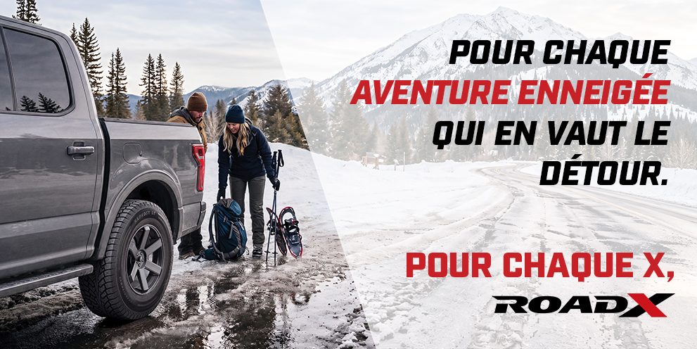L'aventure vous
attend, RoadX RXFrost FX11 Pneus d'hiver cloutables